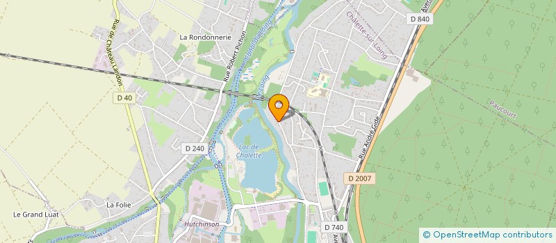 localisation de l'entreprise SCI DU 77 RUE WALDECK ROUSSEAU à CHALETTE-SUR-LOING
