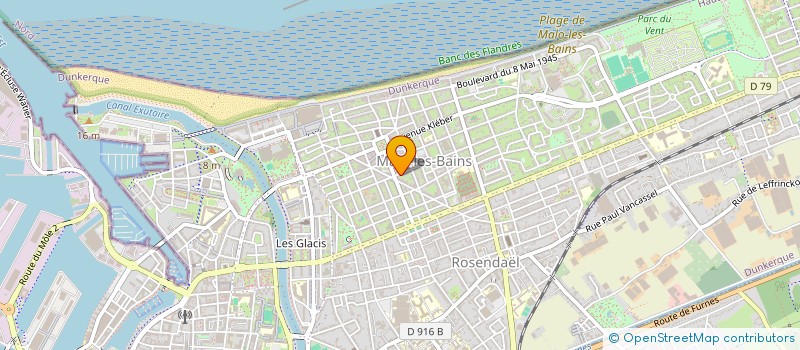 localisation de l'entreprise SCI DU 78 RUE DE L'HOTEL DE VILLE à DUNKERQUE