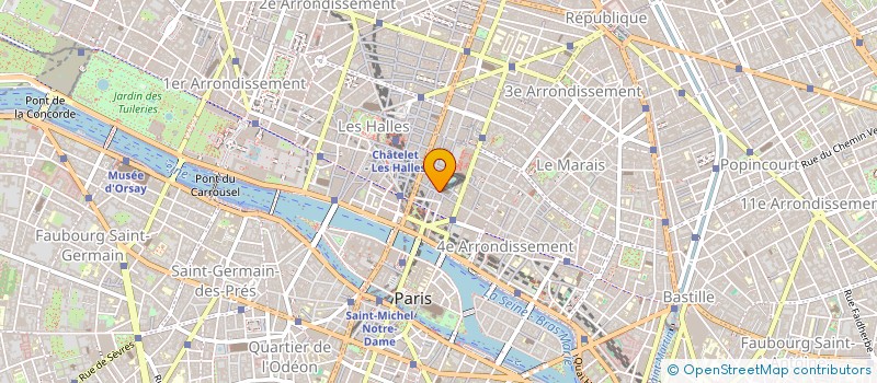 localisation de l'entreprise SCI DU 78 RUE DE LA VERRERIE  PARIS