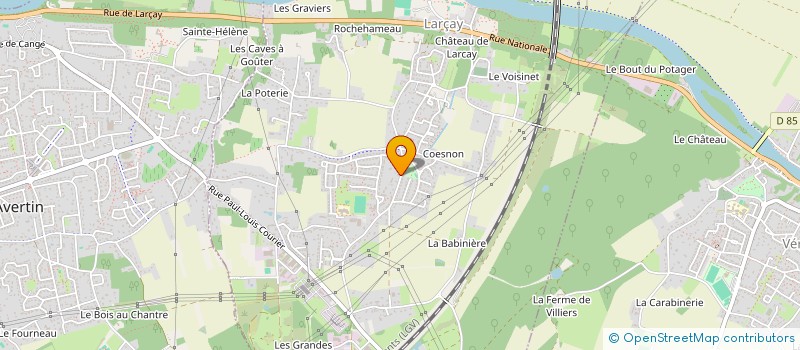 localisation de l'entreprise SCI DU 78 RUE DE LARCAY A SAINT AVERTIN  LARCAY