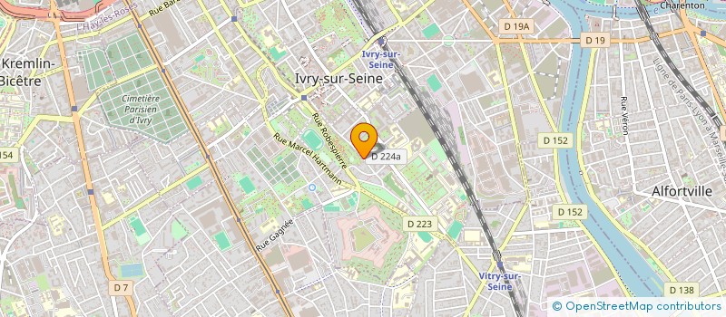 localisation de l'entreprise SCI DU 79-81 AV D CASANOVA à IVRY-SUR-SEINE