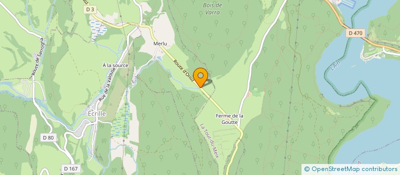 localisation de l'entreprise SCI DU 7ROUTE D ONOZ  PLAISIA