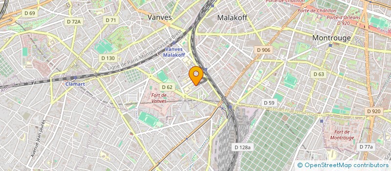 localisation de l'entreprise SCI DU 8-14 RUE VILLA LEGER A MALAKOFF  MALAKOFF