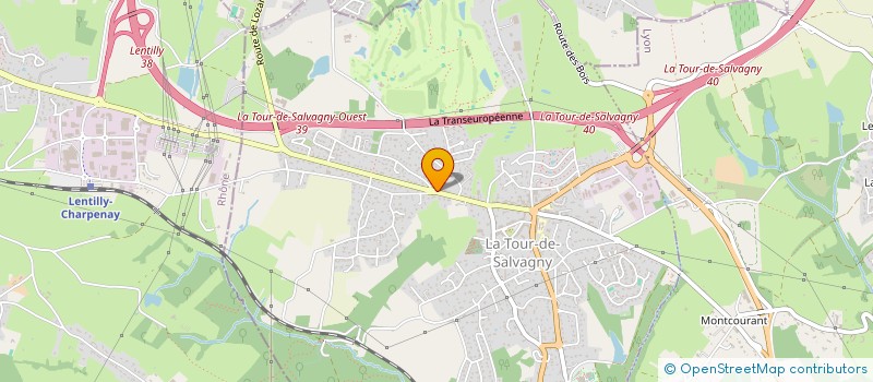 localisation de l'entreprise SCI DU 8 AV EDOUARD EYNARD  ECULLY