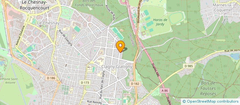 localisation de l'entreprise SCI DU 8 AV FOCH à VERSAILLES