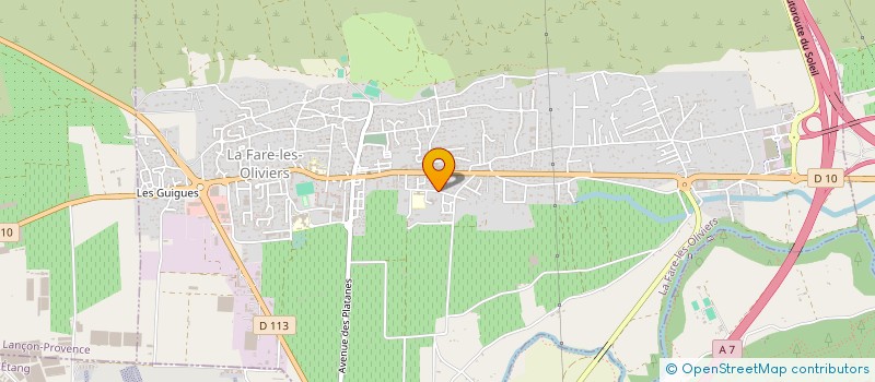 localisation de l'entreprise SCI DU 8 AV GENERAL DE GAULLE  LA FARE-LES-OLIVIERS