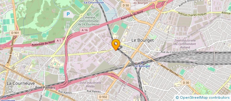 localisation de l'entreprise SCI DU 8 AVENUE PASTEUR A LE BOUGET à LE BOURGET