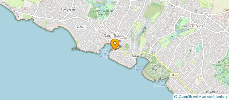 localisation de l'entreprise SCI DU 8 AVENUE TRES LA CHASSE  SAINT-PALAIS-SUR-MER