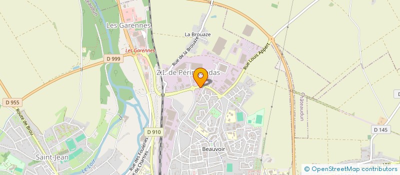 localisation de l'entreprise SCI DU 8 BD DES FRERES BOULIVEAU à CHATEAUDUN
