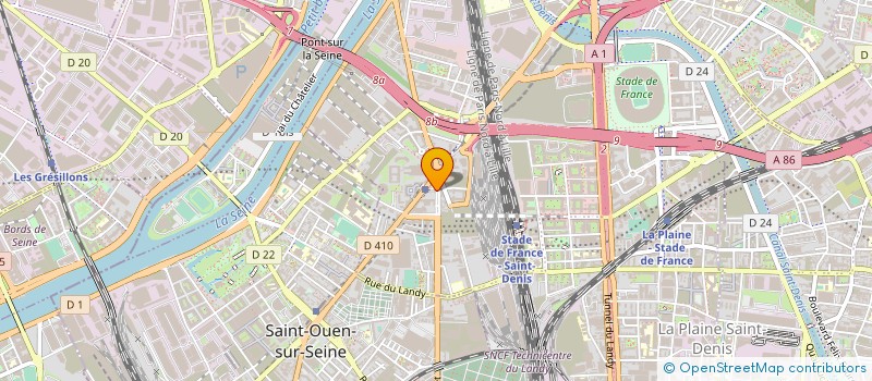 localisation de l'entreprise SCI DU 8 BD ORNANO à SAINT-DENIS