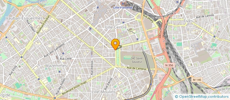 localisation de l'entreprise SCI DU 8 BOULEVARD JEAN BAPTISTE LEBAS à LILLE