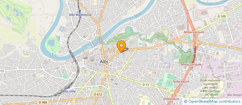 localisation de l'entreprise SCI DU 8 BOULEVARD SOULT à ALBI