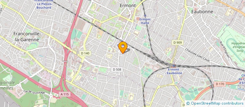 localisation de l'entreprise SCI DU 8 EME BOULEVARD à ERMONT