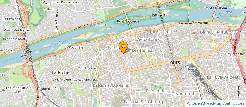 localisation de l'entreprise SCI DU 8 FEVRIER  TOURS