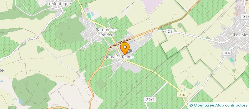 localisation de l'entreprise SCI DU 8 IMPASSE DU CHATEAU  JOUY-LES-REIMS