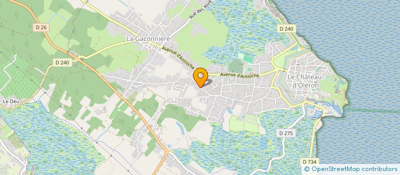 localisation de l'entreprise SCI DU 8 MAI à LE CHATEAU-D'OLERON