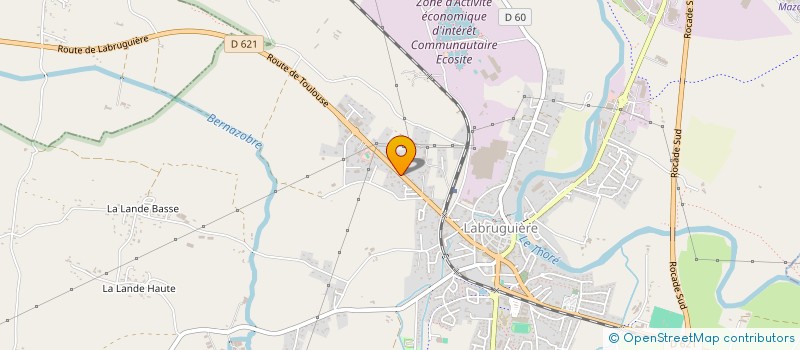 localisation de l'entreprise SCI DU 8 MAI  LABRUGUIERE