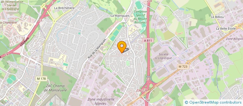 localisation de l'entreprise SCI DU 8 MAI  CARQUEFOU