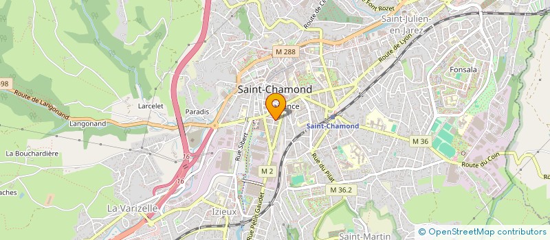 localisation de l'entreprise SCI DU 8 PLACE GERMAIN MOREL  SAINT-CHAMOND