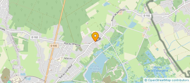 localisation de l'entreprise SCI DU 8 ROUTE DE BERNISSART  CONDE-SUR-L'ESCAUT