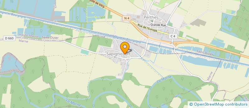 localisation de l'entreprise SCI DU 8 RUE CATEL à SAINT-DIZIER