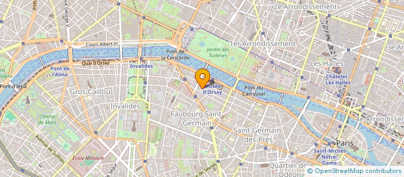 localisation de l'entreprise SCI DU 8 RUE DE BELLECHASSE  PARIS