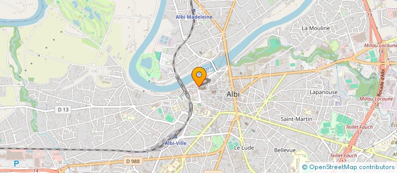 localisation de l'entreprise SCI DU 8 RUE DE LA MAITRISE à ALBI