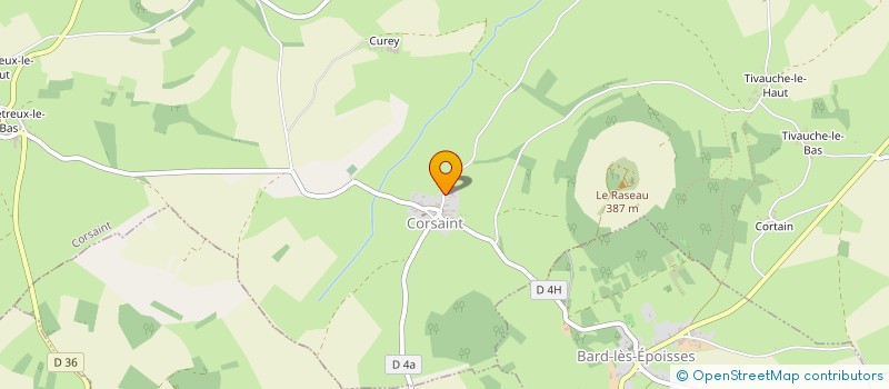 localisation de l'entreprise SCI DU 8 RUE DE MOUTIERS  CORSAINT