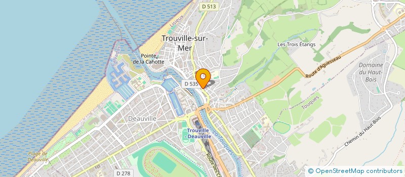 localisation de l'entreprise SCI DU 8 RUE DE PARIS à TROUVILLE-SUR-MER