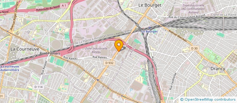 localisation de l'entreprise SCI DU 8 RUE DE PONTOISE à LA COURNEUVE