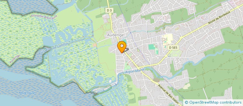 localisation de l'entreprise SCI DU 8 RUE DES ACACIAS  AUDENGE