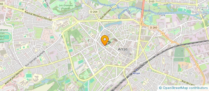 localisation de l'entreprise SCI DU 8 RUE DES AGACHES à ARRAS