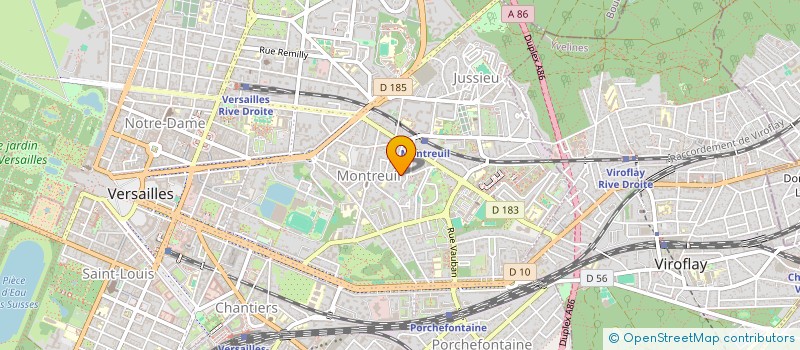 localisation de l'entreprise SCI DU 8 RUE DES PETITS BOIS à VERSAILLES