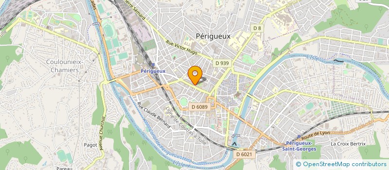 localisation de l'entreprise SCI DU 8 RUE DU BASSIN à PERIGUEUX