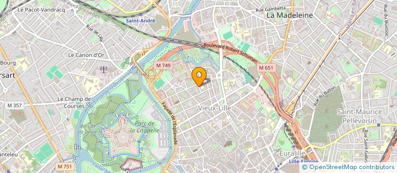 localisation de l'entreprise SCI DU 8 RUE DU BEGUINAGE  LILLE