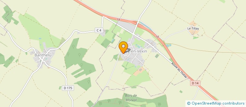 localisation de l'entreprise SCI DU 8 RUE DU CUL DE SAC  CLERY-EN-VEXIN