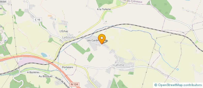 localisation de l'entreprise SCI DU 8 RUE DU IV SEPTEMBRE  LAHITTE