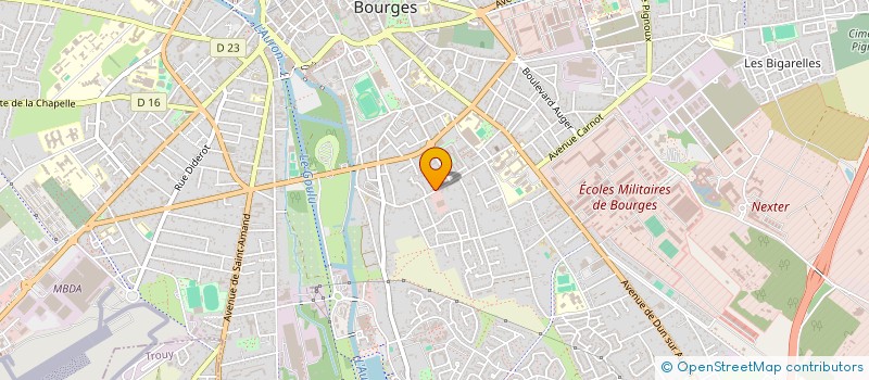 localisation de l'entreprise SCI DU 8 RUE DU PARC  BOURGES