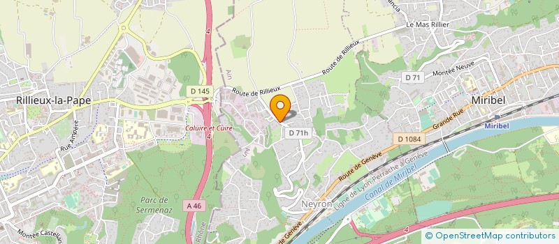 localisation de l'entreprise SCI DU 8 RUE HENRI LEBRUN  NEYRON