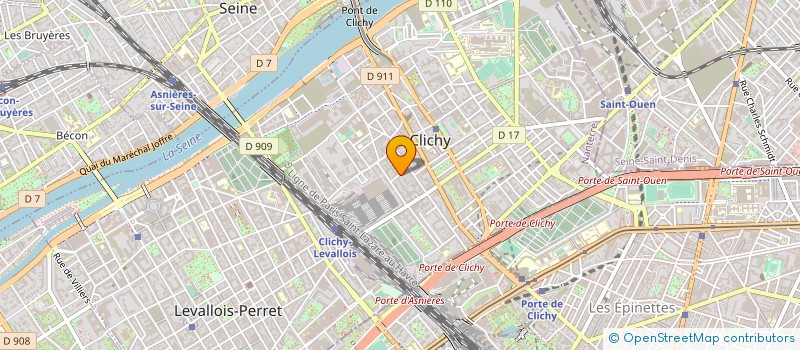 localisation de l'entreprise SCI DU 8 RUE HUNTZIGER CLICHY à CLICHY