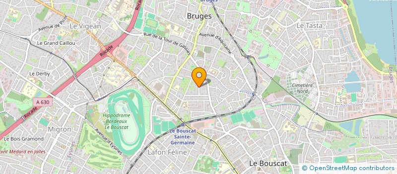 localisation de l'entreprise SCI DU 8 RUE JULES MASSENET  BRUGES