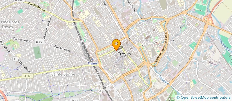 localisation de l'entreprise SCI DU 8 RUE PAILLOT DE MONTABERT à TROYES