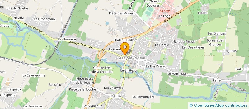 localisation de l'entreprise SCI DU 8 RUE POINCARE  AZAY-LE-RIDEAU