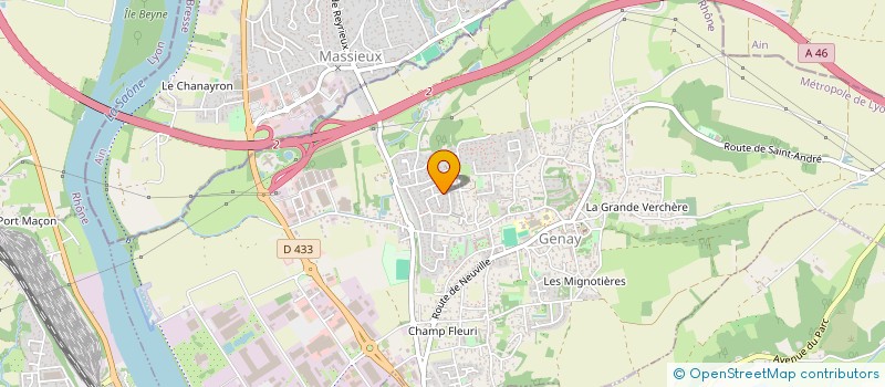 localisation de l'entreprise SCI DU 8 SEPTEMBRE  GENAY