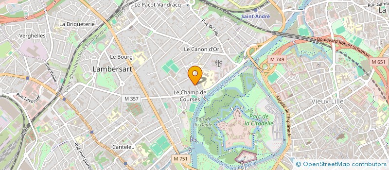 localisation de l'entreprise SCI DU 8 SQUARE MORISSON à LAMBERSART