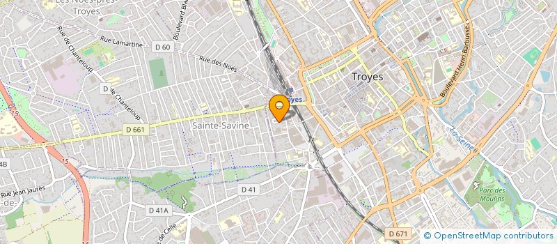 localisation de l'entreprise SCI DU 8 VILLA COURTALON à TROYES