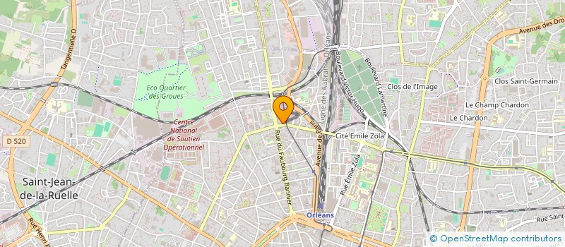 localisation de l'entreprise SCI DU 80 à ORLEANS