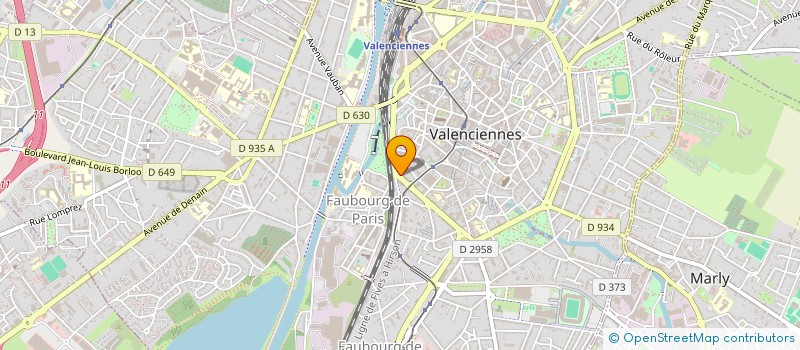 localisation de l'entreprise SCI DU 80 BOULEVARD SALY  VALENCIENNES