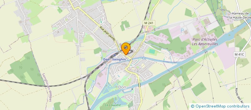 localisation de l'entreprise SCI DU 80 RUE D ESQUERMES  WAVRIN