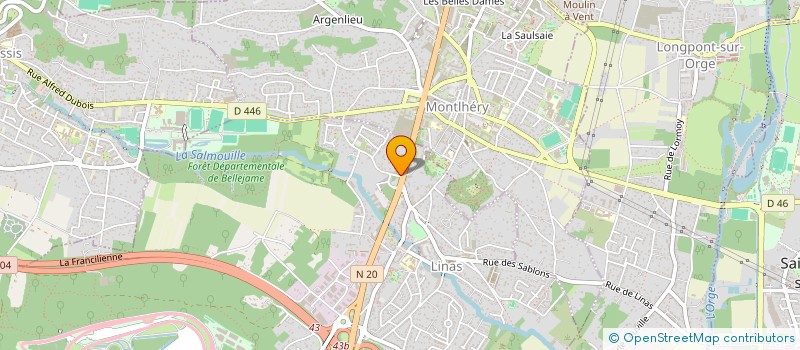 localisation de l'entreprise SCI DU 80 RUE DE MONTLHERY  SAINT-MICHEL-SUR-ORGE